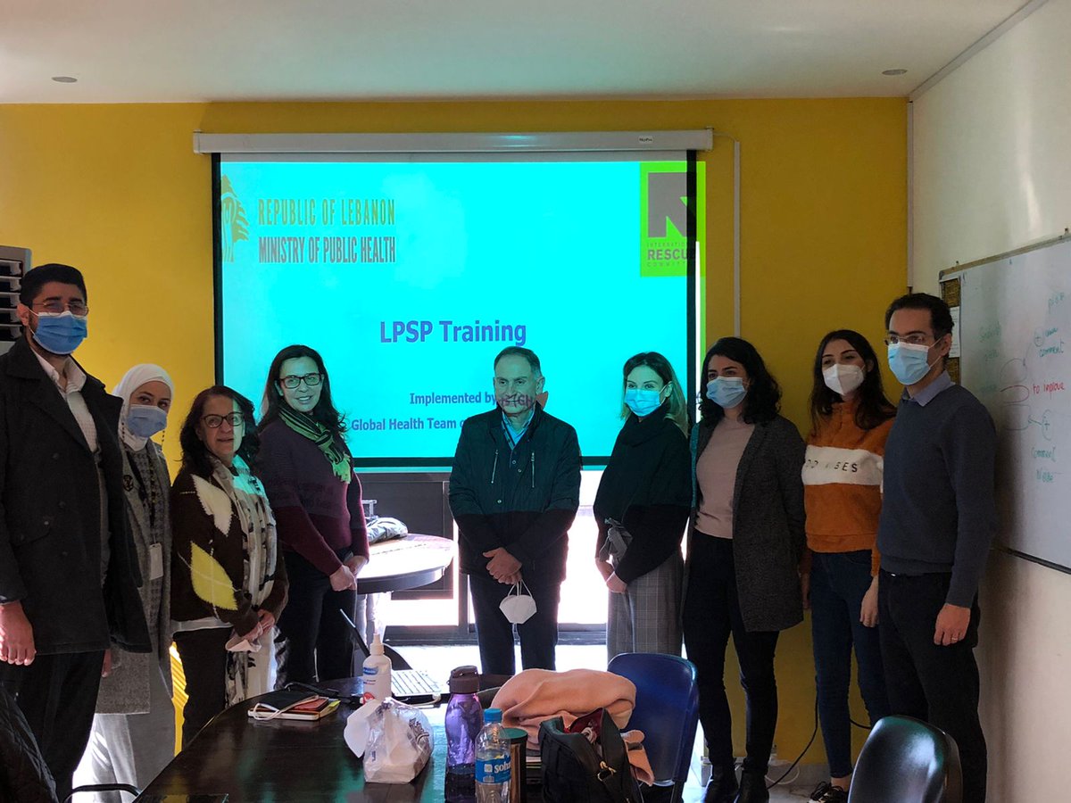 The <a href="/RESCUEorg/">IRC - International Rescue Committee</a> #Lebanon health program team is proud to have been able to attend the training on the long term Primary Healthcare Subsidization Protocol by <a href="/mophleb/">Ministry of Public Health - Lebanon</a> - it aims at strengthening the primary health care system &amp; increase coverage to achieve universal health coverage.