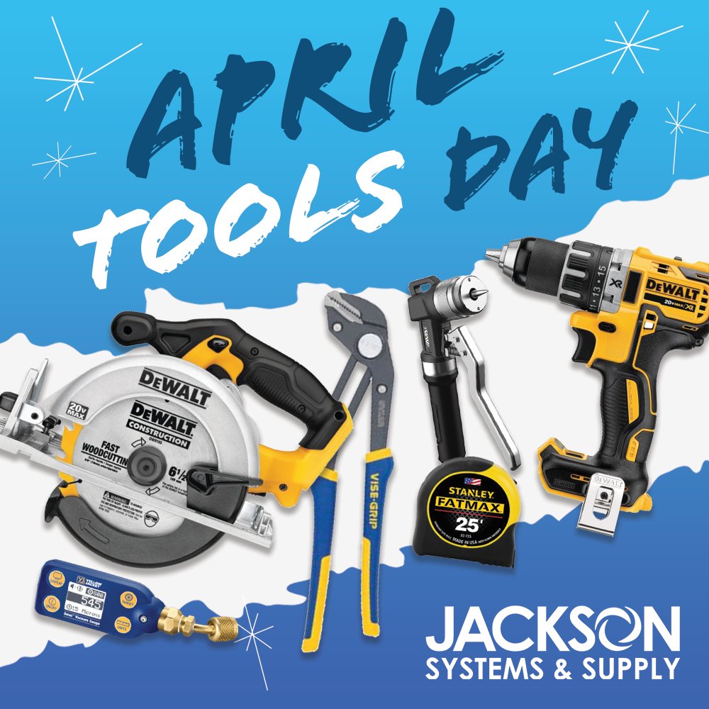 JacksonSystems's tweet photo. April TOOLS Day is here! Today only, if you buy anything from our Tools category, receive a FREE Diversitech 6-in-1 Screwdriver. Use promo code APRILTOOLS at checkout (This is not a joke) 

Tools Category: https://t.co/I1WbGRGKJZ https://t.co/3EmyW4J6XY