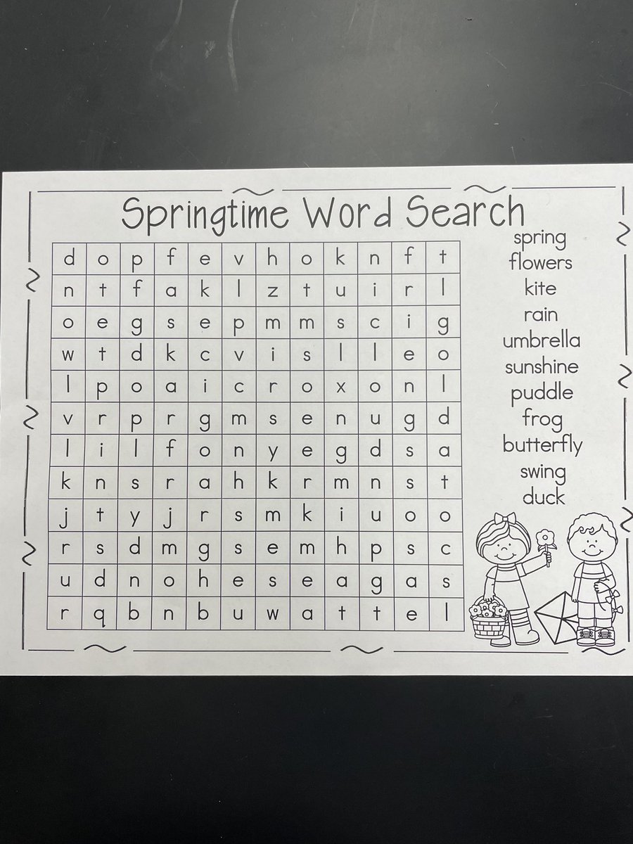 Had my 7th graders race to complete a word search that was “made for elementary students” as a brain break activity. Needless to say the struggled quite a bit.  Can you find any words? #AprilFools