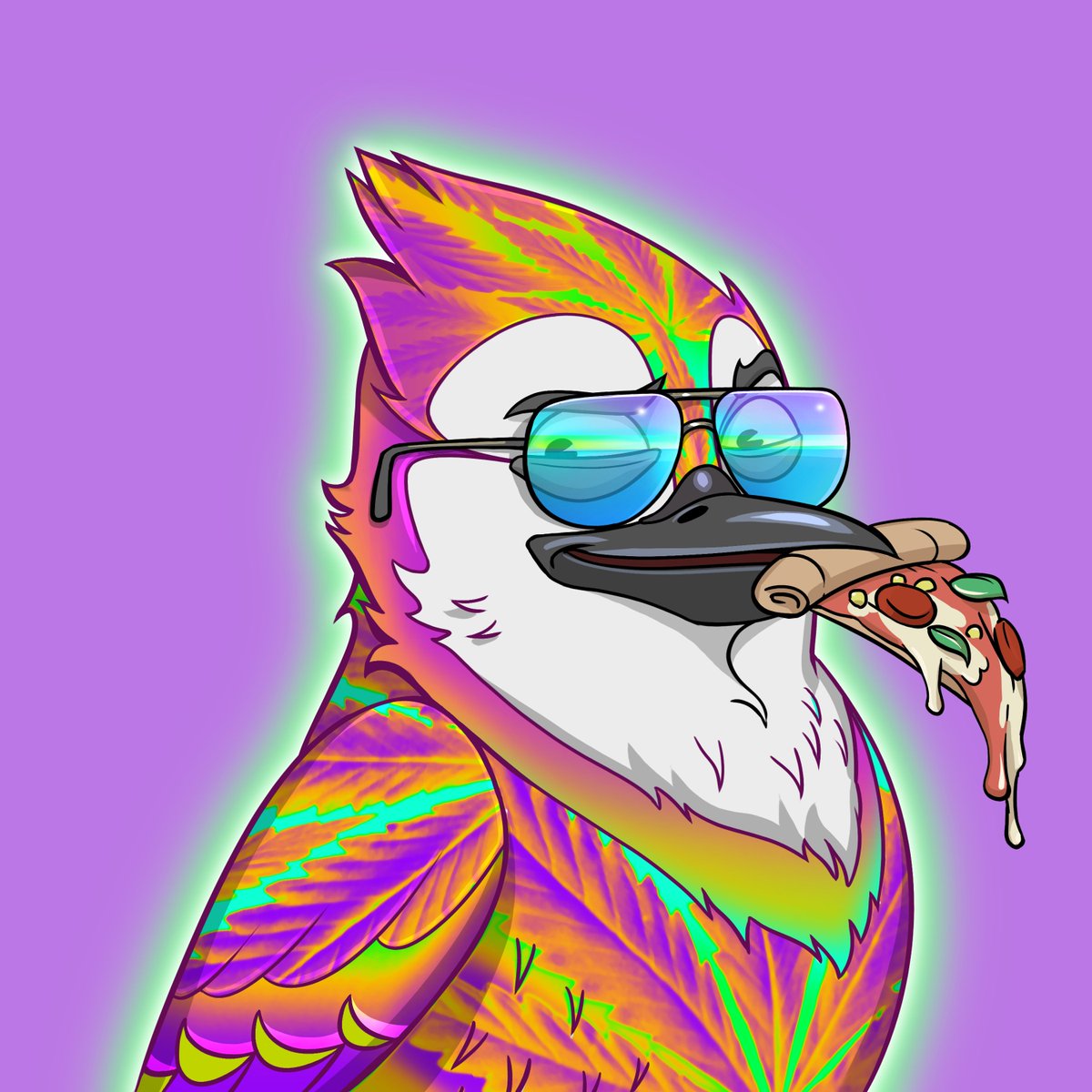 bakedbluejays's tweet image. gm and happy Friday  🥳

we&apos;re not getting baked today...

JOKES, APRIL FOOLS! we&apos;re getting mad trippy like this Baked Blue Jay 👻