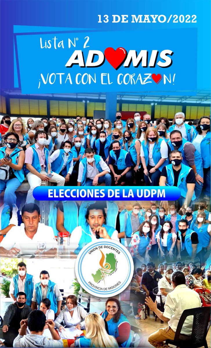 #Lista2 <a href="/grillo141/">Ruben Dario</a> Secretario General <a href="/udpm_misiones/">UDPM</a> . El 13 de mayo votá con el ❤️!!