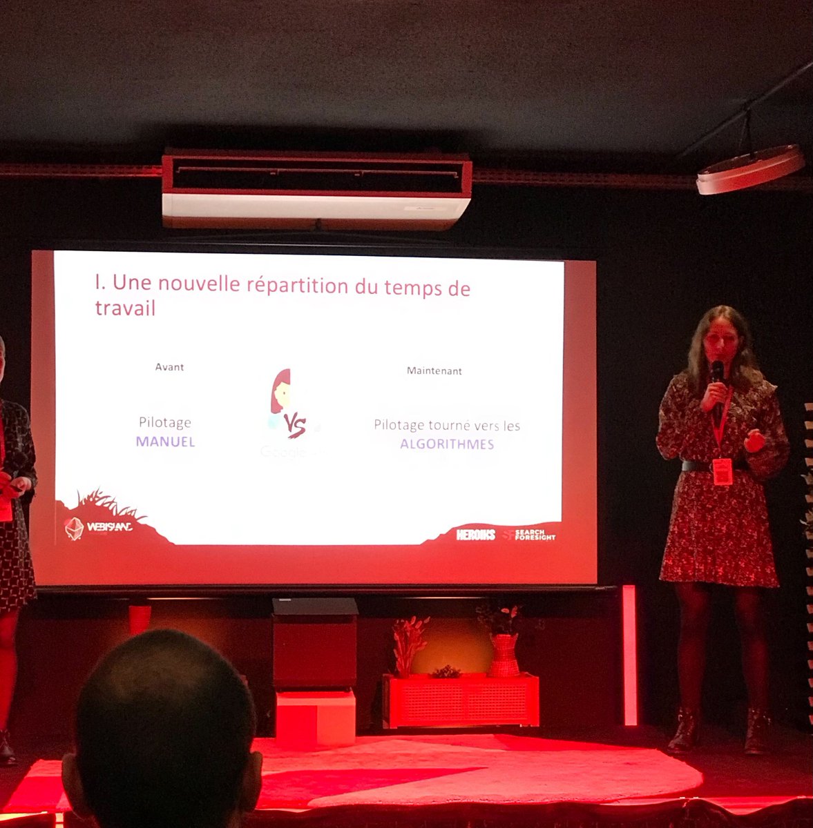 C'est au tour de Gwendoline Derrez &amp; Anaïs Dauguet, consultantes SEA du groupe <a href="/heroiks/">HeroiKsPGH</a> d'animer une conférence <a href="/WebIslandNantes/">Webisland 🐟</a>  sur l'𝗘́𝘃𝗼𝗹𝘂𝘁𝗶𝗼𝗻 𝗚𝗼𝗼𝗴𝗹𝗲 𝗔𝗱𝘀, 𝗾𝘂𝗲𝗹𝘀 𝗰𝗵𝗮𝗻𝗴𝗲𝗺𝗲𝗻𝘁𝘀 𝗱𝗮𝗻𝘀 𝗹𝗮 𝗿𝗲𝗹𝗮𝘁𝗶𝗼𝗻 𝗮𝗴𝗲𝗻𝗰𝗲-𝗮𝗻𝗻𝗼𝗻𝗰𝗲𝘂𝗿 ?