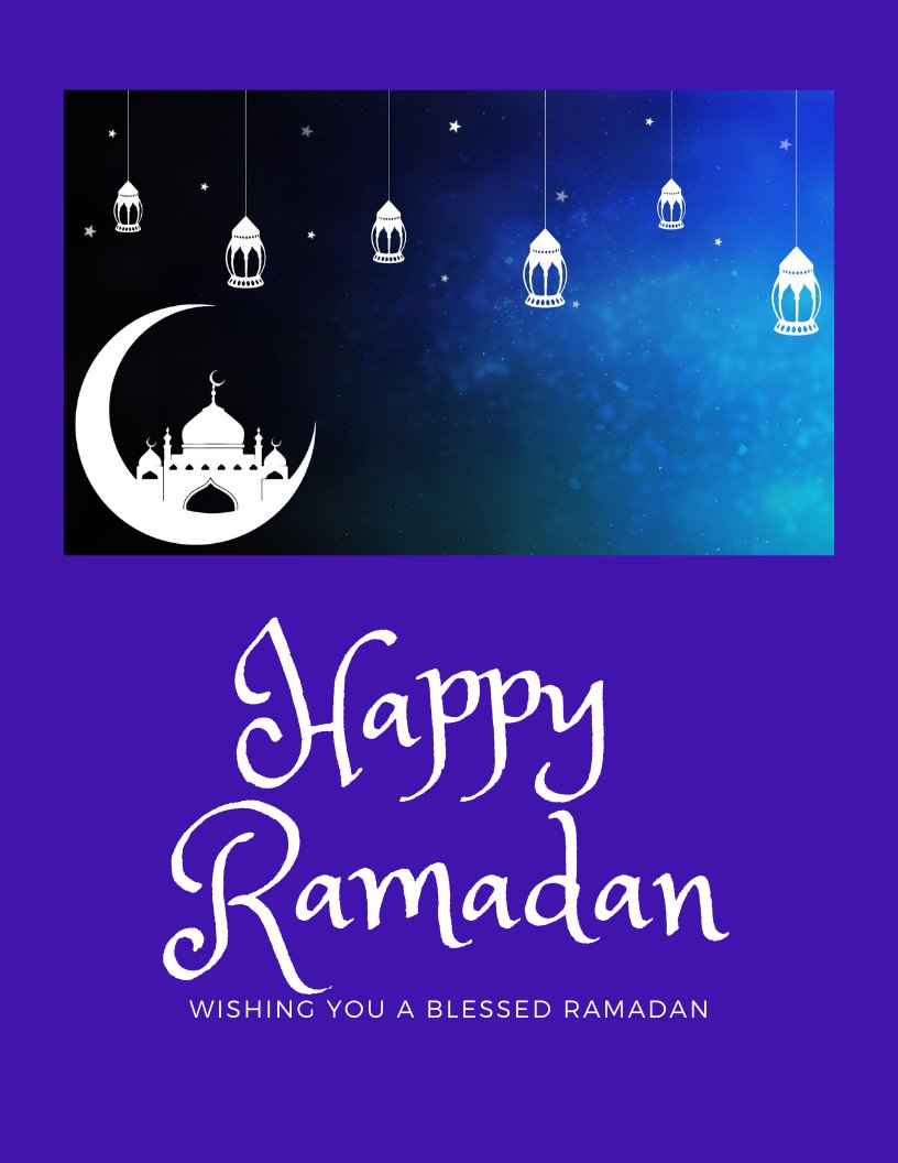 Ramadan starts April 2nd.