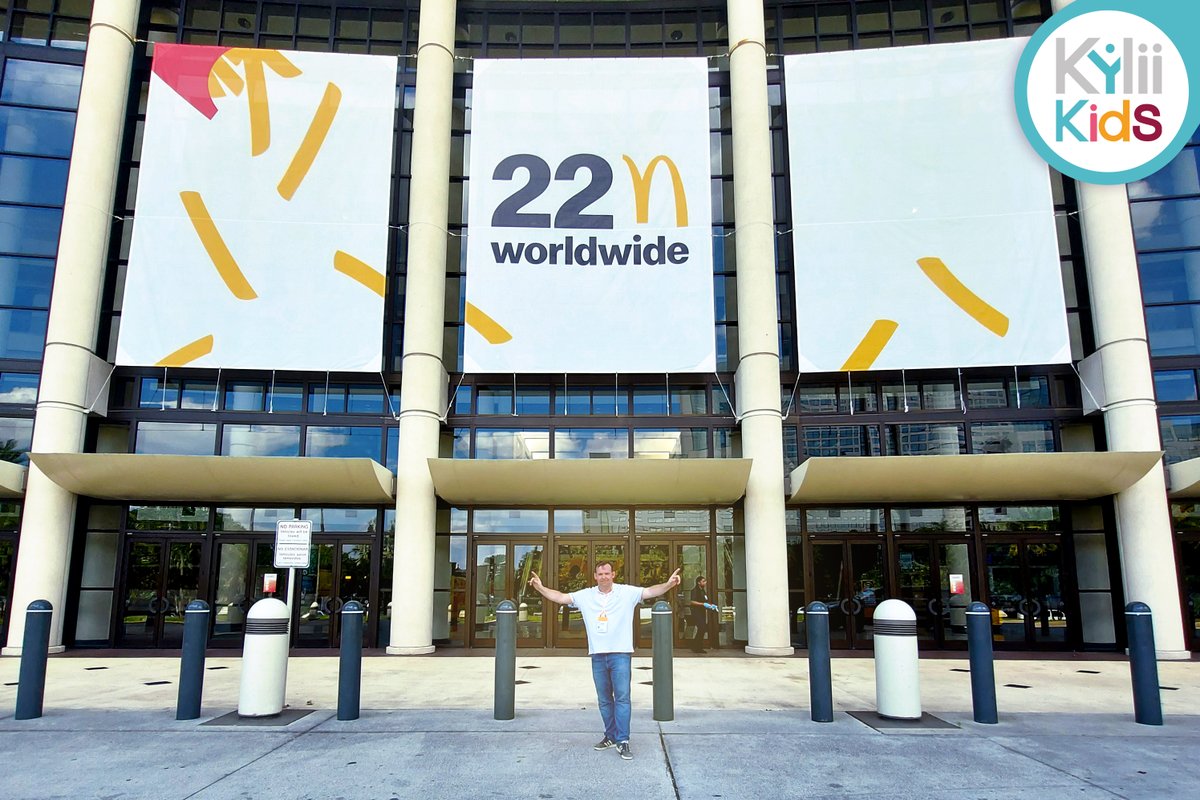 kyliicompany's tweet photo. Good Morning Orlando !☀️

We are ready for the McDonald's Corporation Worldwide Convention 2022 #WWC22 Stay tuned for the opening day '04/04/22) on booth 310 !
#mcdonalds  #kidsplaygrounds #interactivekidscorners #kidsareas #virtualrealitygames #virtualrealitygamesforkids https://t.co/zp3DICPi4Z