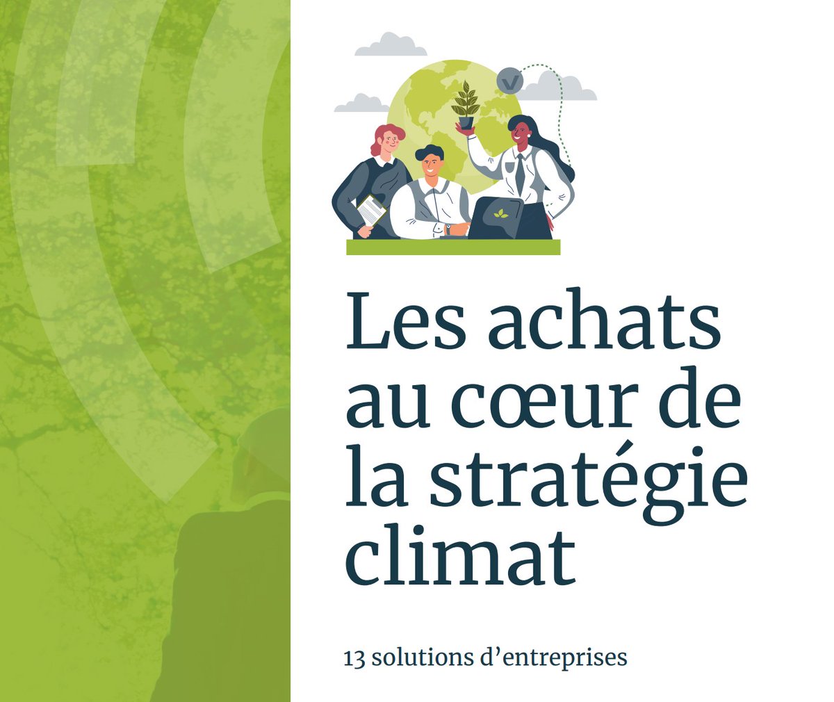 IMPORTANT : NOUVELLE PUBLICATION DU C3D !

🎁 Nous sommes très heureux de vous annoncer la publication du livrable du GT #achats responsables du 
<a href="/c3_d/">C3D</a>!

« Les achats au cœur de la stratégie #Climat  : 13 solutions d'#entreprises »

A découvrir ici👉 bit.ly/3J0IQfg #RSE