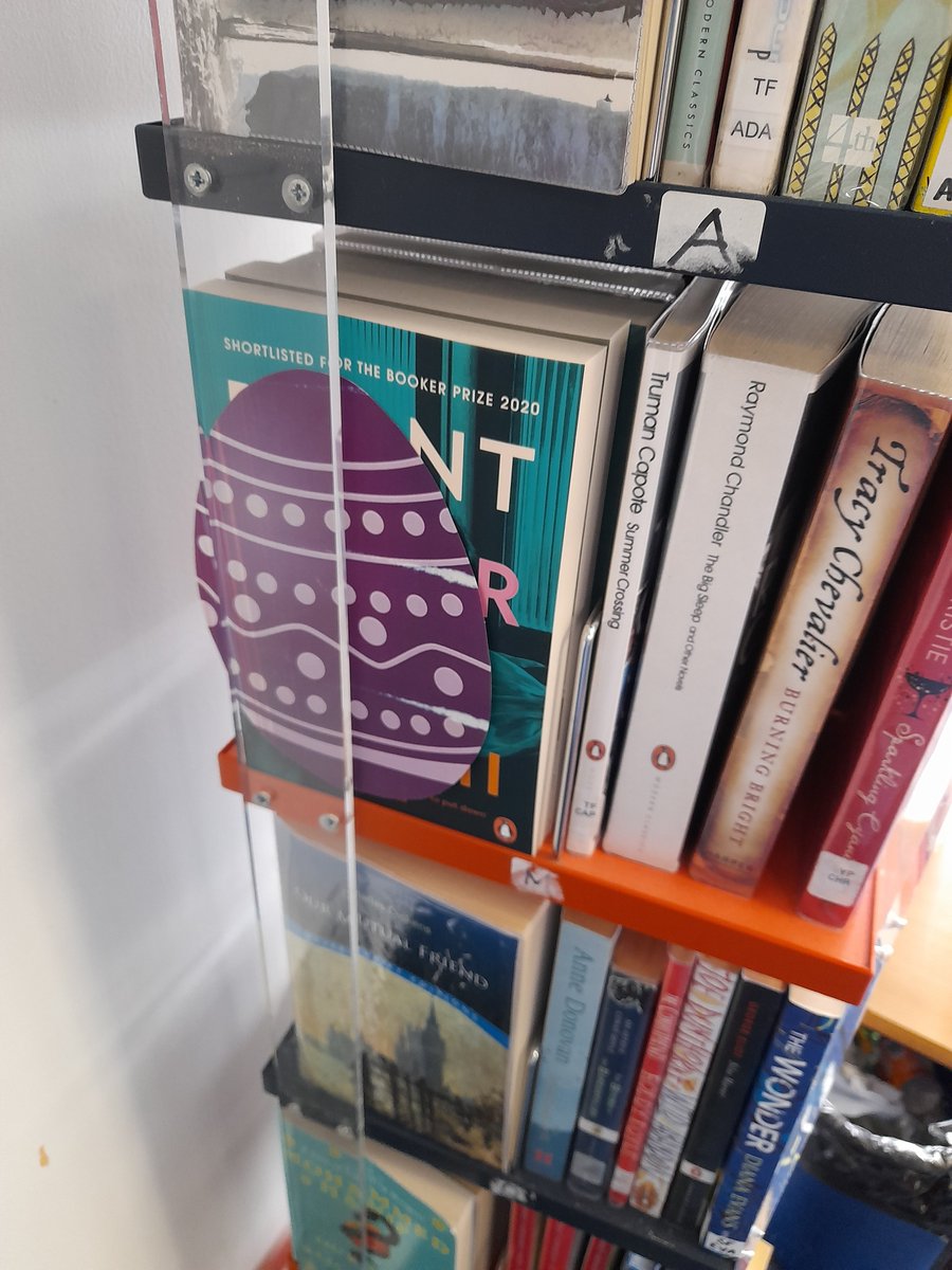 JPaulLibrary's tweet photo. Bellamy Book Bear, our library mascot, was joined by a couple mischievous friends today who hid eggs around the library! Thankfully our Volunteer Club was able to find them all (and claim a chocolate prize!) #Easter #EasterEggHunt #SchoolLibrary #LibraryMascot https://t.co/CoYVrWFnYw