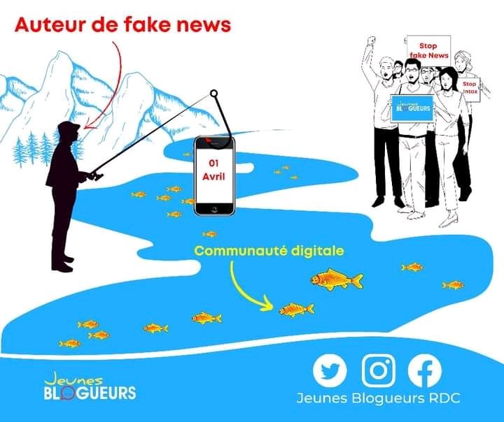 EnockKatongo2's tweet photo. #jeunesblogueursrdc
Un #Poisson D'avril peut devenir et reste une fausse information dans la tête des autres.
✅Oui aux #blague les plus folles🤣 ❌Non aux #fausses @Informations @pertinentes.😡
#Faisons la part des #choses et restons #vigilants.
@Bon début du mois d'avril. https://t.co/wV8G50gDyS
