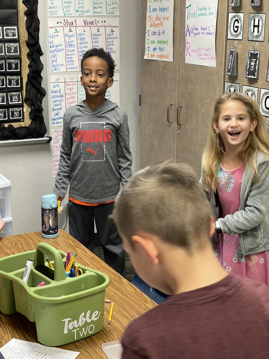 This morning we spent 25 minutes trying to find words that weren’t there… only to find out the teacher bamboozled them all! #FCE2022 #CardinalPride <a href="/HumbleISD_FCE/">Fall Creek Elem</a>