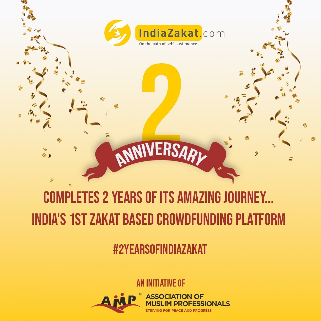 Alhumdulillah! Alhumdulillah! Alhumdulillah!

It’s been a splendid journey of 
<a href="/TheIndiaZakat/">IndiaZakat</a>
 in past 2 years. Many would not have imagined the success the platform has witnessed.

Thanks to the ALLAH SWT for taking this wonderful work from all of us.
#2YearsOfIndiaZakat