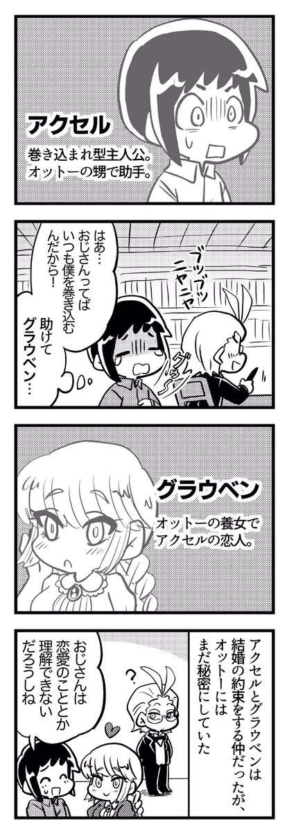 おじさん萌えに偏った『地底旅行』あらすじまんが① 