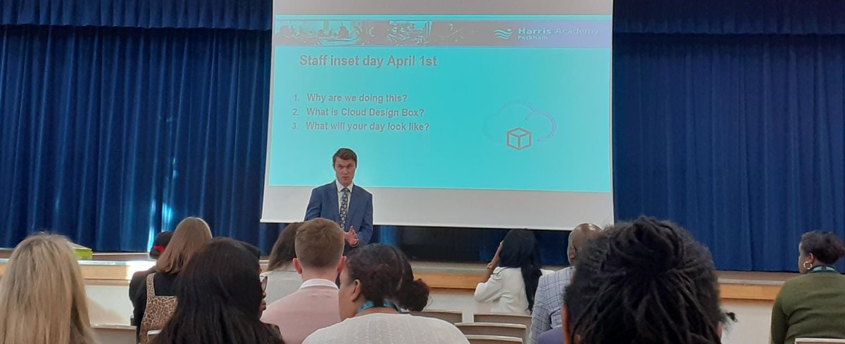 Harris EdTech (@hf_edtech) on Twitter photo Fabulous day at <a href="/PeckhamAcademy/">Harris Academy Peckham</a> with the launch of <a href="/CloudDesignBox/">Cloud Design Box</a> during all staff CPD <a href="/HarrisFed/">Harris Federation</a> <a href="/ssafdar314/">Saqib Safdar</a> Fabulous day at <a href="/PeckhamAcademy/">Harris Academy Peckham</a> with the launch of <a href="/CloudDesignBox/">Cloud Design Box</a> during all staff CPD <a href="/HarrisFed/">Harris Federation</a> <a href="/ssafdar314/">Saqib Safdar</a>
