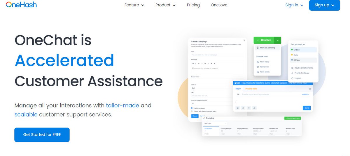 TheAdReview1's tweet photo. OneHash CRM Review – Best Scalable Customer Support Services in 2022😎
Visit:
https://t.co/41bd19fJgx
@OneHash is also the world’s 1st FaaS (FOSS as a Service) platform.😇
#theadreview #theadreviewmagazine #reviews #software #onehash https://t.co/5M6FHxAVu1