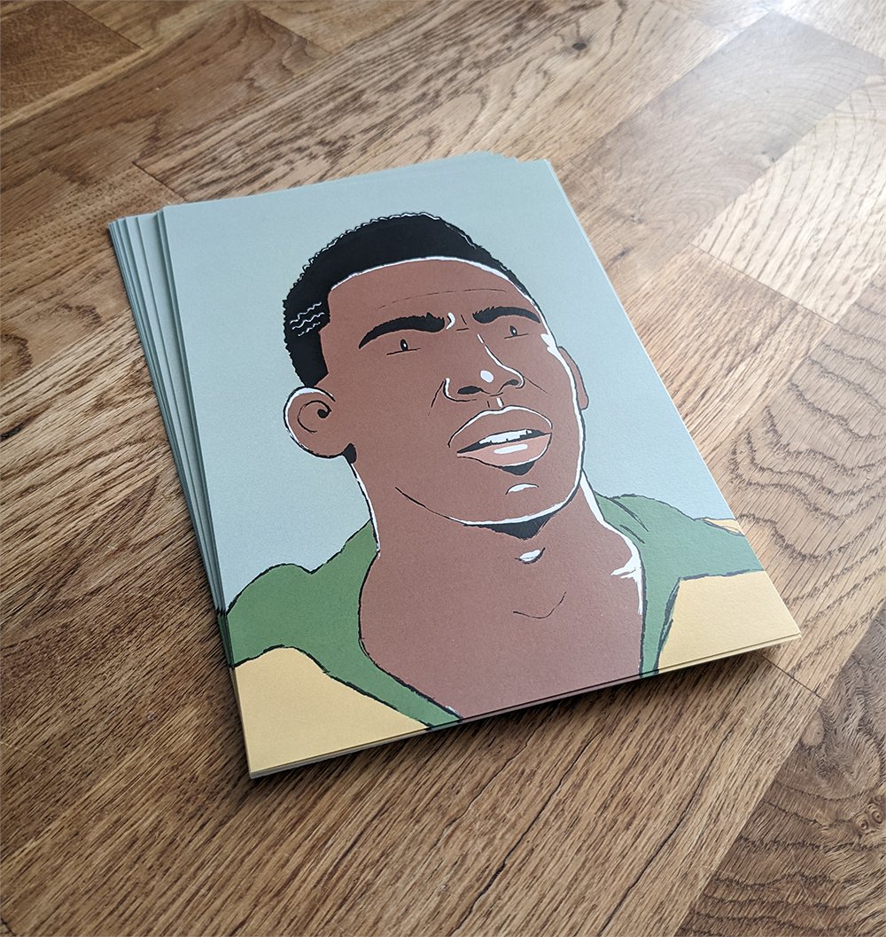 AthleticoTC's tweet photo. Just got some nice prints through of Pelé as a surprise for special token holders (200gsm Silk A5)👀🙏

#NFTart #PolygonNFT
@opensea https://t.co/f2M4INIhK7
