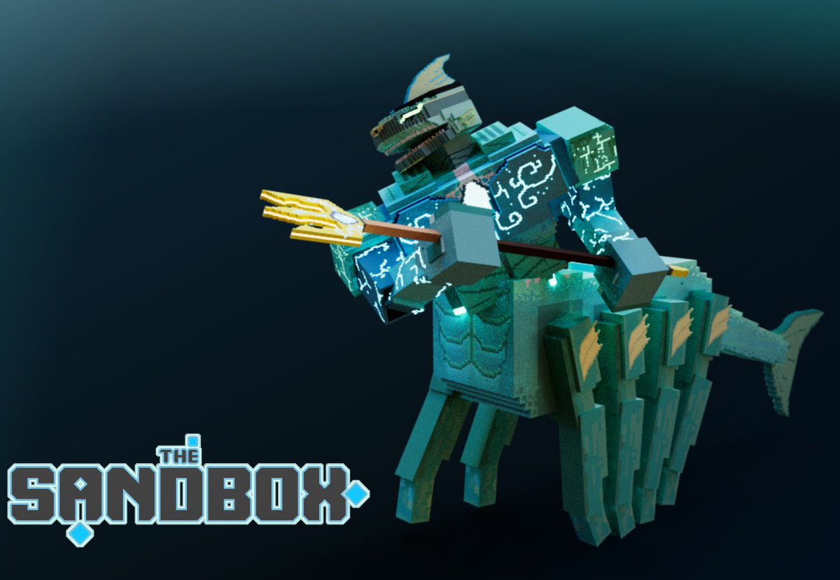 juliantovoxel's tweet photo. THE OCEAN JAEGER🦈

The last Atlantis Sea cavalry soldier who became the hunter of the atlantis sea due to the peloponesian war that destroyed his kingdom and killed his family.
@sandstormmeetup

@OctoHedz

#builderscontest5 #sandfam
#builderscontest5 #sandfam https://t.co/KYUkgWEAd3