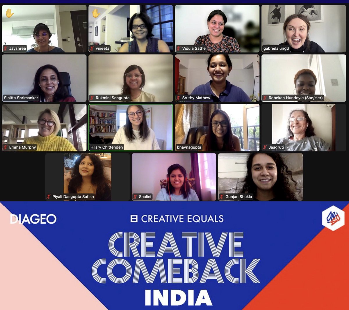 A day well spent giving #wings to these wonderful creative professionals 👐 Thanks for inviting me to run this training session
<a href="/CreativeEquals/">CreativeEquals</a> <a href="/dandad/">D&AD</a>. I really enjoyed it!
#creativecomeback #india 🇮🇳 #creativetraining <a href="/WingsCLL/">WINGS</a>