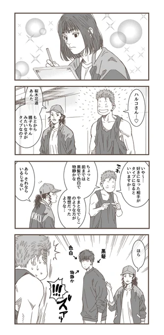 だから気になる?
桜木花道のタイプ。 