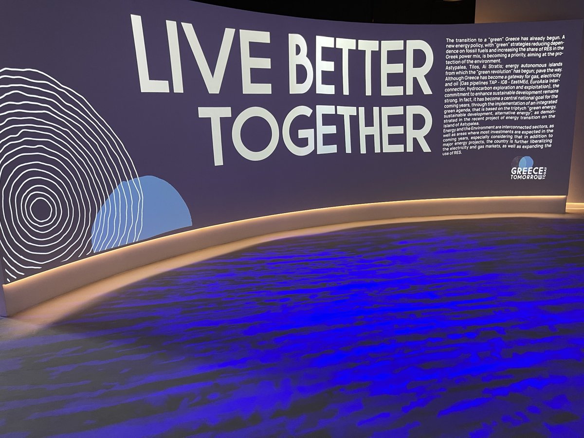 GreeceExpo2020's tweet photo. Greece has always found its way to the future!
For 6️⃣months, we connected all the resources of Greece, innovative thinking and exceptional opportunities presenting 𝐆𝐑𝐄𝐄𝐂𝐄 𝐨𝐟 𝐓𝐎𝐌𝐎𝐑𝐑𝐎𝐖, 𝐓𝐎𝐃𝐀𝐘. 
🙏 Thank you for this amazing journey @expo2020dubai 🇦🇪 https://t.co/gtf5KdyI9z