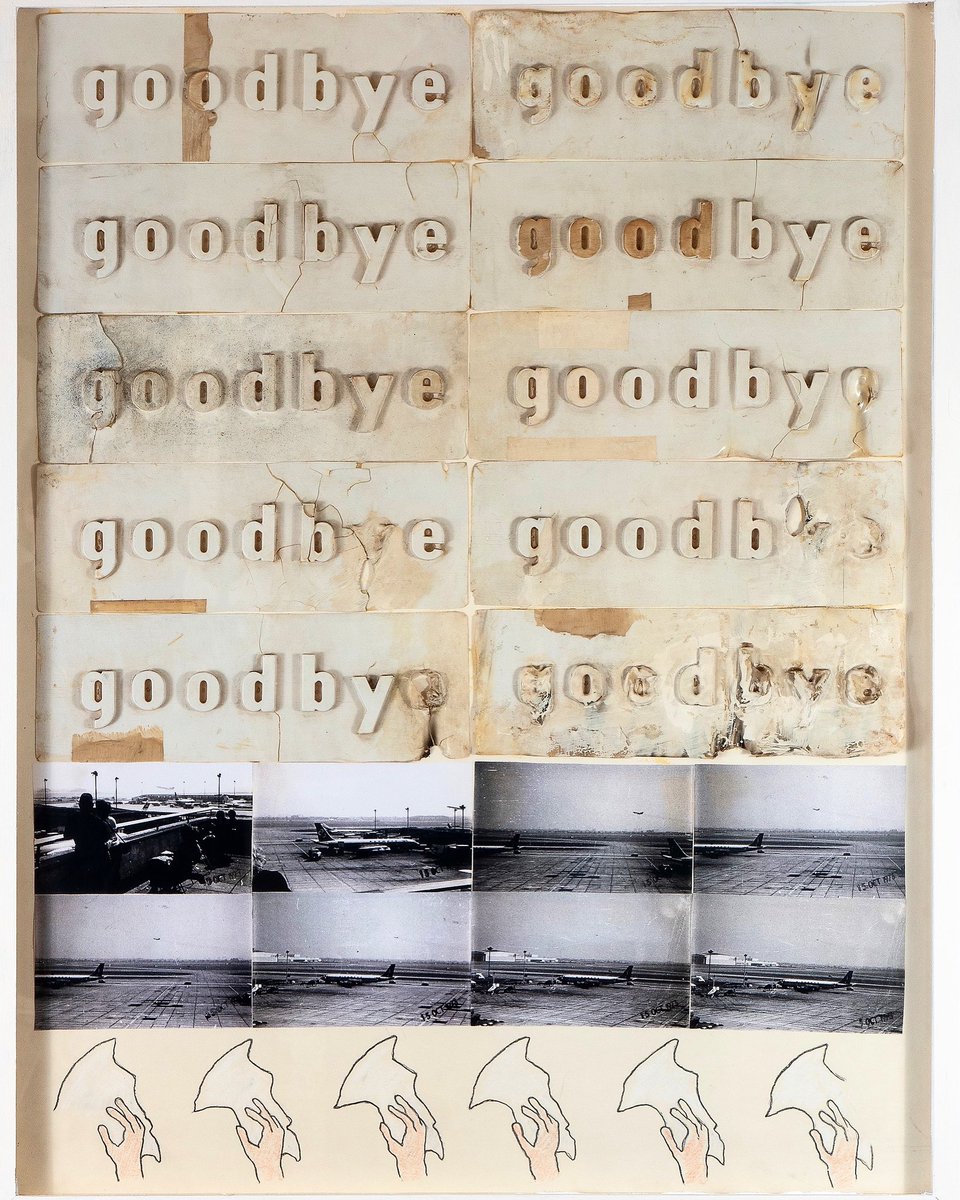 Suzan Swale (b.1946) 'Goodbye Goodbye' 1974, collage vacuum formed plastic and photo. On view @felixandspear 

Felix & Spear, 71 St. Mary’s Road, London W5 5RG. Tel: 020 8566 1574

#suzanswale  #felixandspear