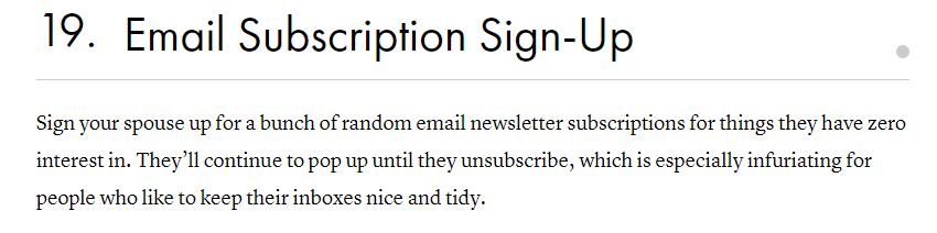 Looking up April Fools pranks to play on my husband and got hung up on this one... maybe don't do this  #emailgeeks #spareourdatabases