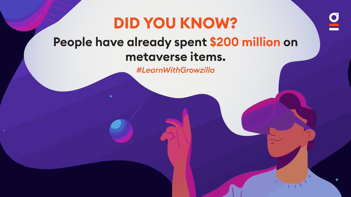 heygrowzilla's tweet photo. Metaverse is still evolving and that is why some people still find it difficult to comprehend but for those who have already mastered it, it’s magical!
@Grayscale
Follow us for more!
#metaverse #growthhack #blockchain #LearnWithGrowzilla https://t.co/NFVy6WczYp