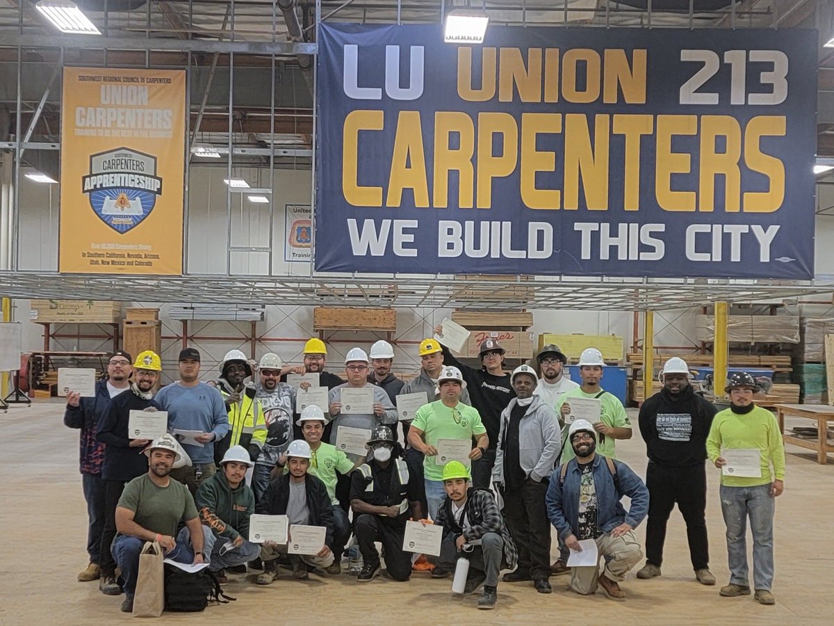 Congratulations to “ our” Joseph who graduated from this life changing carpenter  training program. TY ⁦@WesleyCrunk⁩  for your support and leadership. #ASD  #employment