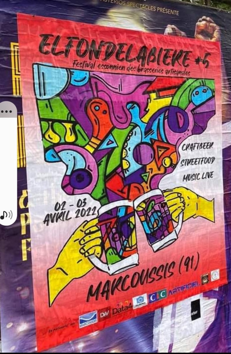 BootsGravity's tweet photo. Elfondelabière revient ce week-end pour sa 5eme édition !!
Concerts gratuits à partir de 18h.
#marcoussis #gratuit #weekend91 #Essonne #culture #beerlovers #musique https://t.co/JqHKXD8QPn