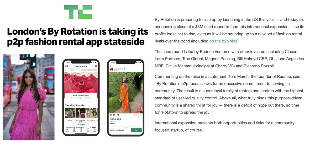 By Rotation, the social fashion rental app 💚♻️ tweet media