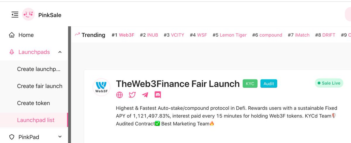 The Web3 Finance Official tweet media