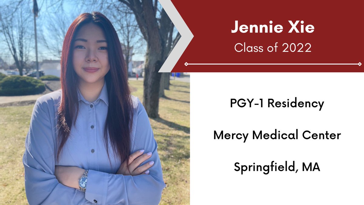 Congratulations to Jennie Xie, Class of 2022, who matched with Mercy Medical Center for a PGY-1 #pharmacy practice #residency! #TwitteRx