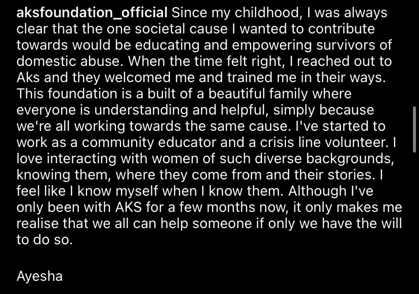 Ayesha.
Humans of Aks.