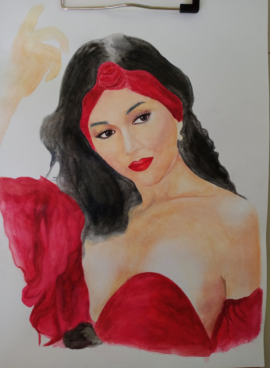 paintspen's tweet photo. Not an NFT art but I just want to share the commission I made yesterday. I'm inactive lately since I've been doing trad arts. I miss paintinggg.🤧🎨

#Watercolor #art #commissionsopen https://t.co/orvdzkU6d7