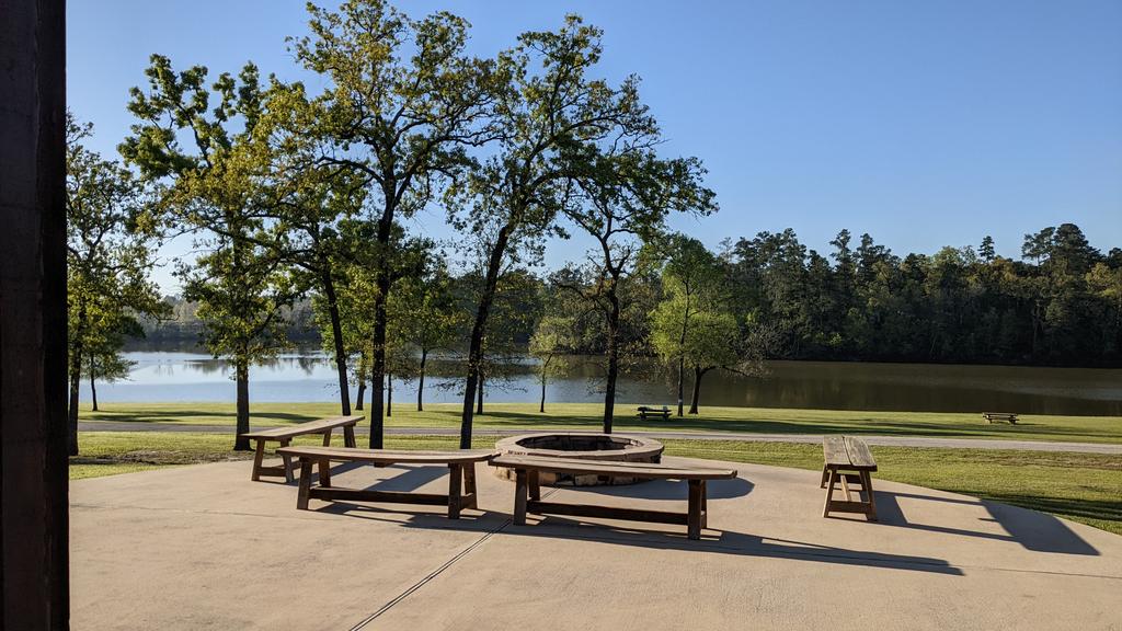 My office for the day @shsu University Camp's Bearkat Lodge with <a href="/SHSUCOE/">SHSU COE</a> teacher candidates for <a href="/PLT/">Project Learning Tree</a> training.