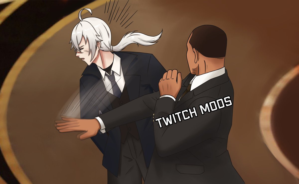 AmaneZenVT's tweet photo. The only times I get shit on is by my mods.
and I'm not even joking.

🎨: #Zeillust 🤡:#ZenZenMeme https://t.co/8p0OuQg17p