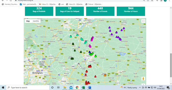 Leic_CYCs's tweet photo. Well done everyone - another amazing Mucky March effort this year, 324 bags of litter with another 19 bags of cans for the helipad - and all 10 Districts getting involved! 1/2 https://t.co/aEtx260Xf0