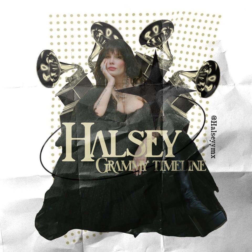 halseyymx's tweet photo. La entrega de la edición 64 de los GRAMMY Awards está cerca así que repasemos la historia de Halsey con los #grammys 
- 2017 : Fue nominada junto a The Chainsmokers por su canción “Closer” y una nominación especial por formar parte del álbum de Justin Bieber “Propuse” https://t.co/rMkigNW1Wm