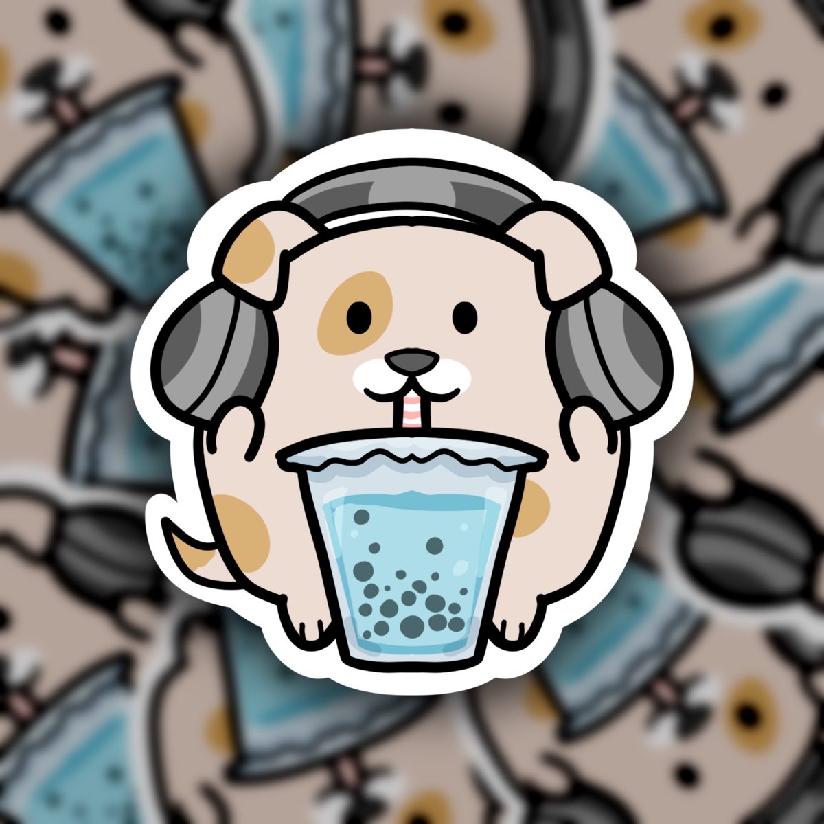 TSG_ArtStore's tweet photo. Friday Weekend, nice weather here in California. Why don’t you go get yourself some boba and one of our latest Boba doggy stickers?? It’s out now 😁

#boba #cute #anime #doggy #sticker #etsy #art #artist #smallshop #animal #kawaii #friday #digitalart #etsyshop #artoftheday #yum https://t.co/1zktXojnsu