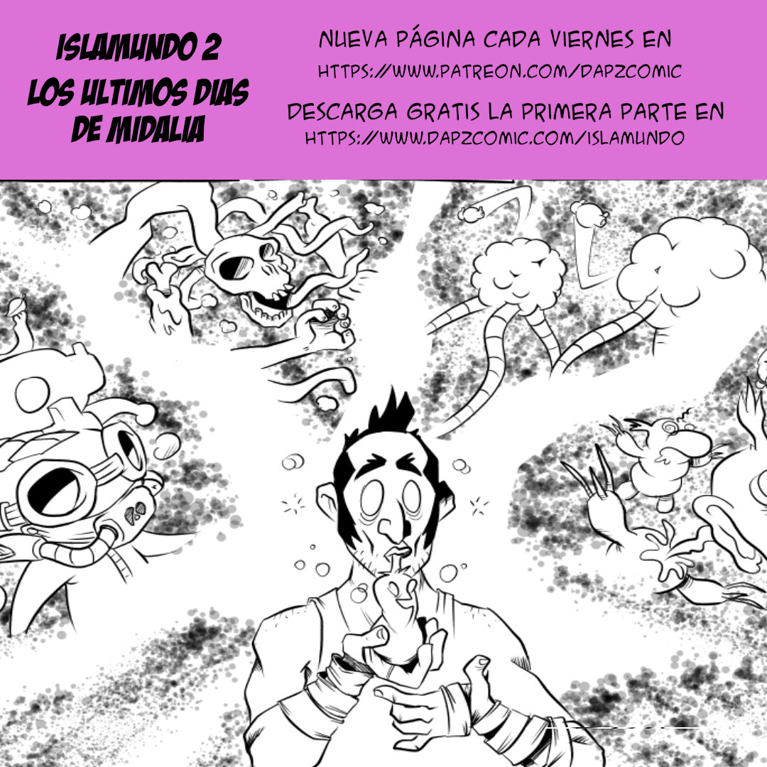 Islamundo's tweet image. Pero ¿Qué se ha fumado este midalio? Drogas y aventuras en #islamundo2 Una página nueva cada viernes en patreon.com/dapzcomic