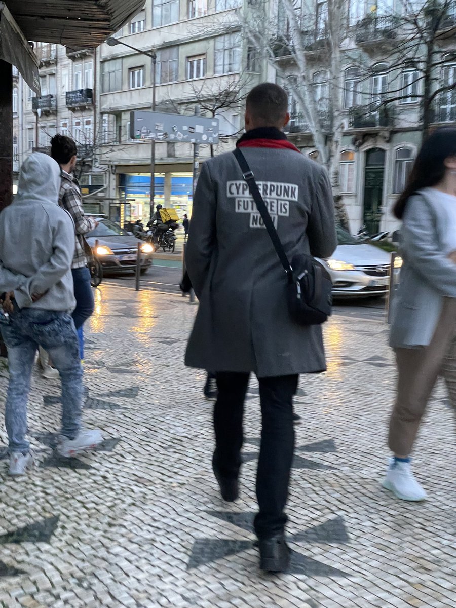 exiledsurfer's tweet photo. #Cypherpunk Future is in Lisboa https://t.co/VgZ6TlN6OS