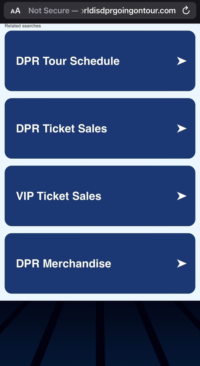 _iknowrem's tweet photo. woww… someone actually made the URL into a website and is tryna misdirect people… 

SMH. 

GUESS I GOTTA MAKE THE REAL URL SOON THEN.. 🥴

#DPR https://t.co/aI7GxXTJ3G