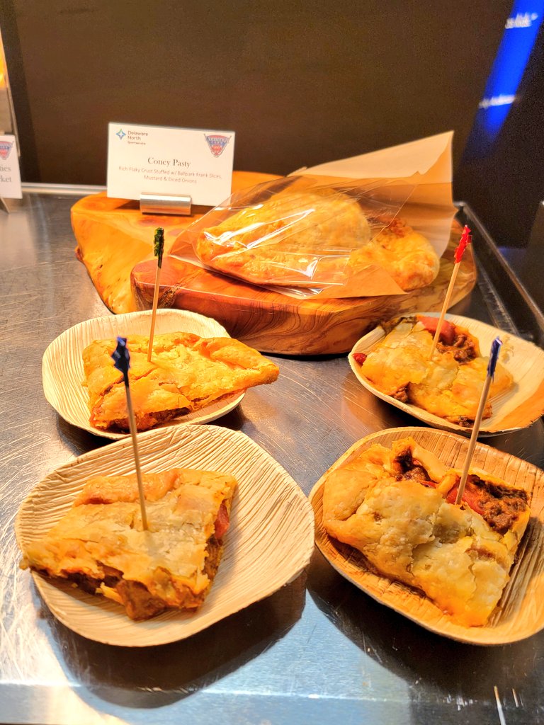 WorldofIsaac's tweet photo. FYI: The Tigers have clearly taken the lead in concession offerings for fans. Their best new items are pasties and the Coney one is damn good. 

Also, the Notorious P.I.G lol https://t.co/jP8mnt1ykM