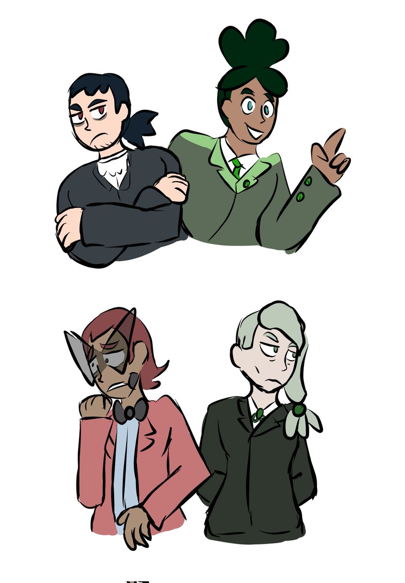 ((🌩: I drew some right hand men... they're supposed to be parallels of each other lol