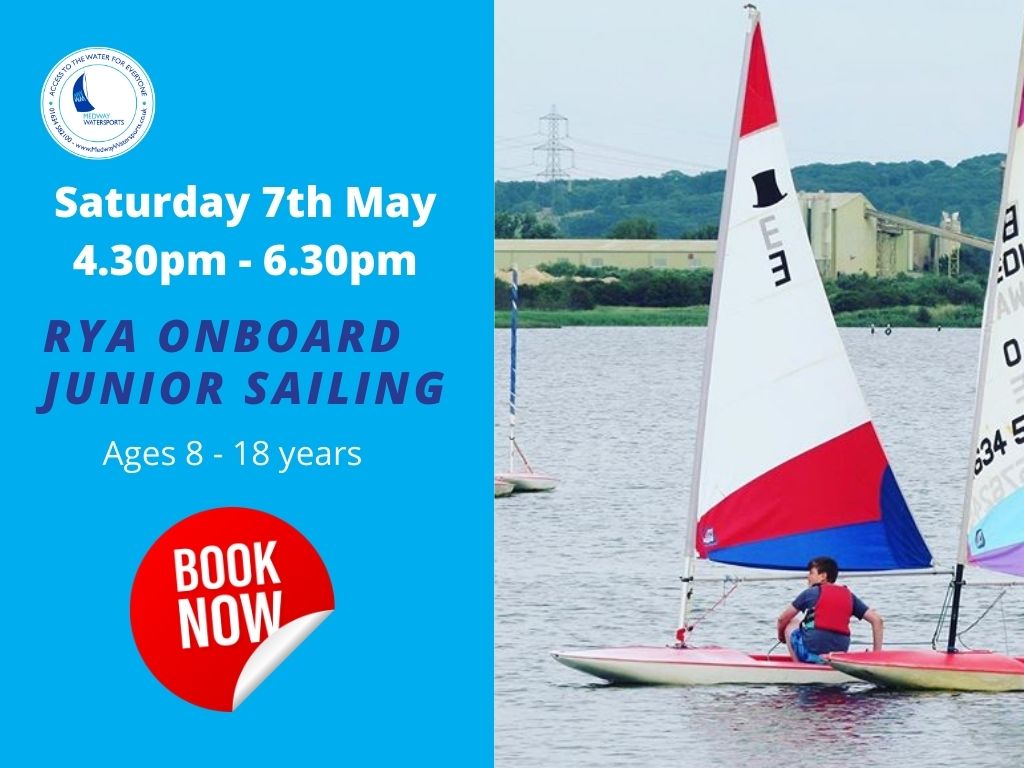 SailMedway's tweet photo. Just a few weeks away our RYA Onboard Junior Sailing.
First session starts Saturday 7th May 4.30-6.30pm for ages 8-18 years. Kids love new hobbies and what a fun way to spend Saturday, sailing on the River Medway.
Just £12, book online at https://t.co/5x1IOBjOyi
#ryaonboard https://t.co/lS3zRI6600