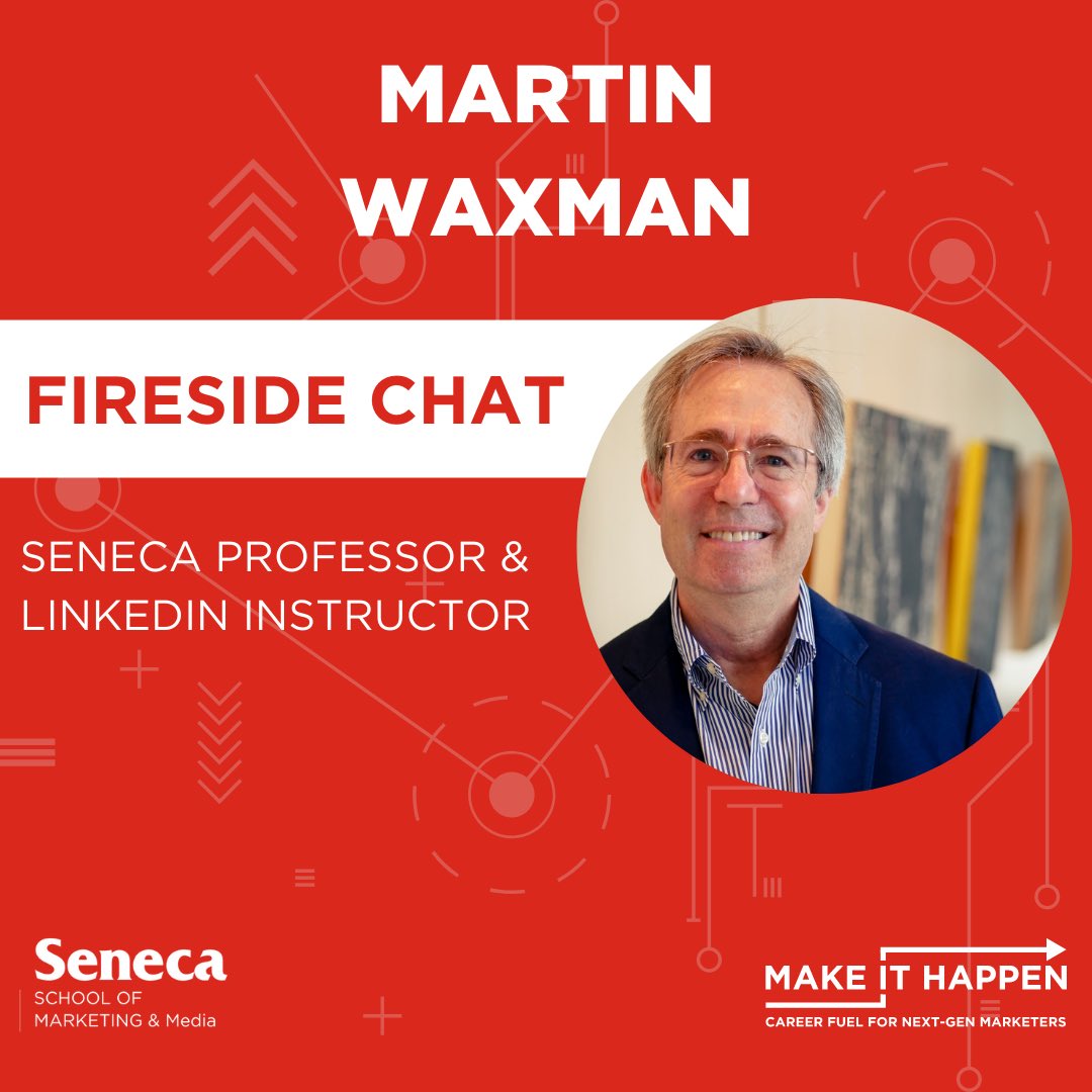 SenecaMakeIt's tweet photo. Meet some more of our speakers: 

- Martin Waxman, Seneca professor and LinkedIn Instructor.
- Sharifa Khan, President and CEO of Balmoral Multicultural Marketing, AMA Marketing Hall of Legend recipients. 
- Mark Harrison, Founder Black Talent Initiative, CEO T1 Agency https://t.co/RQmBajwgWp