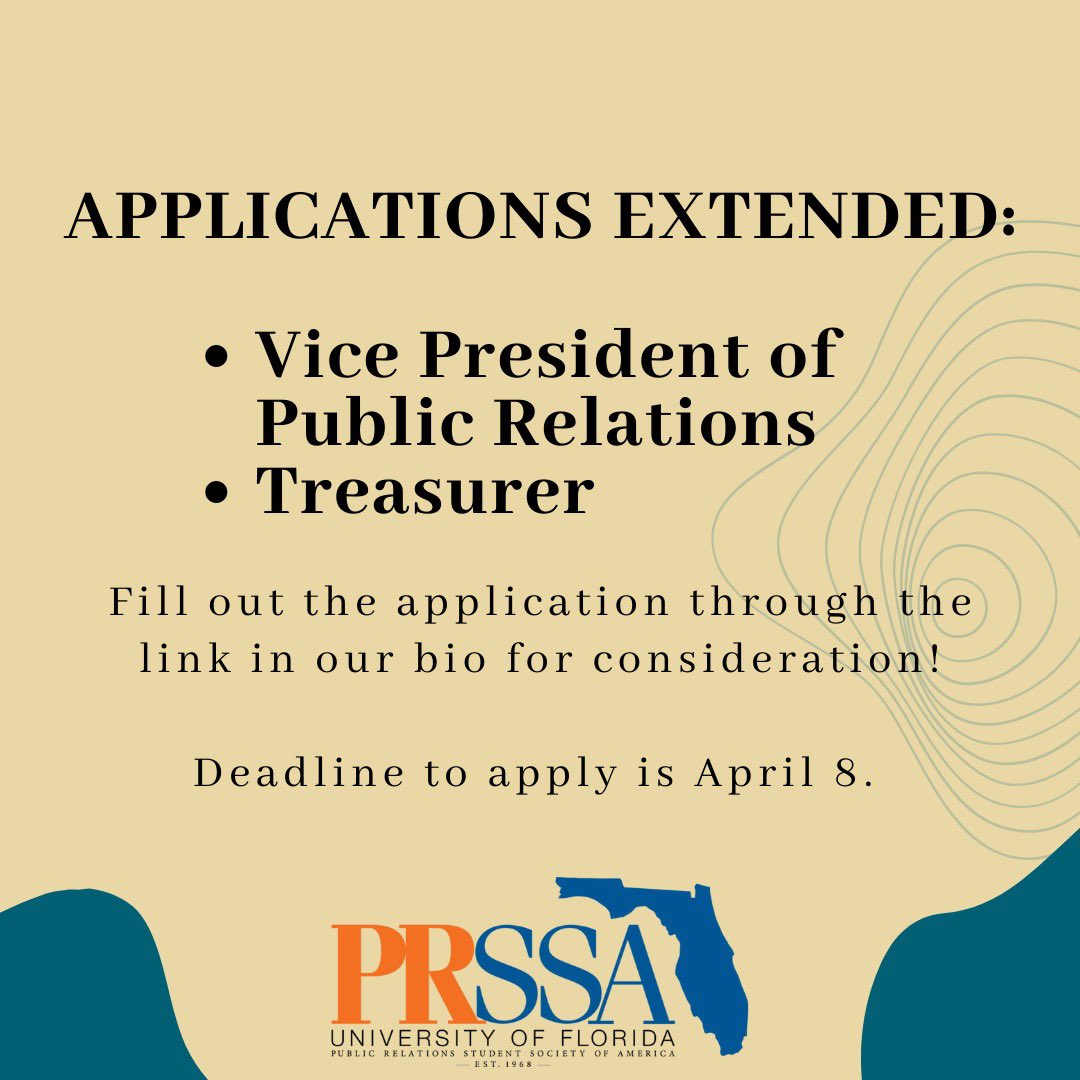 UF PRSSA tweet media