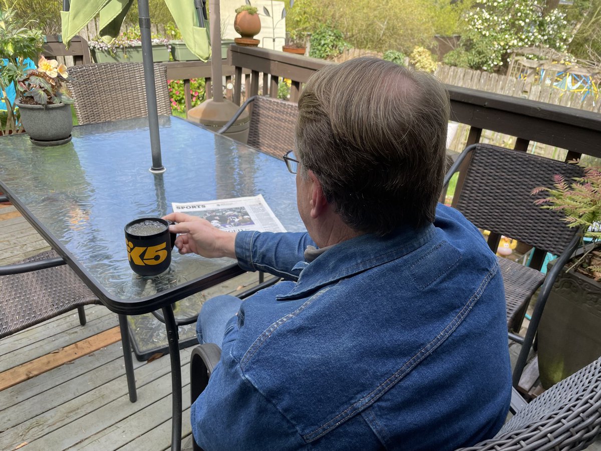 I always promised myself I would have my first cup of retirement coffee on the back deck regardless of weather. Thank god it’s sunny and relatively warm.   I want to thank all of you for your kind words this week. I am truly humbled.