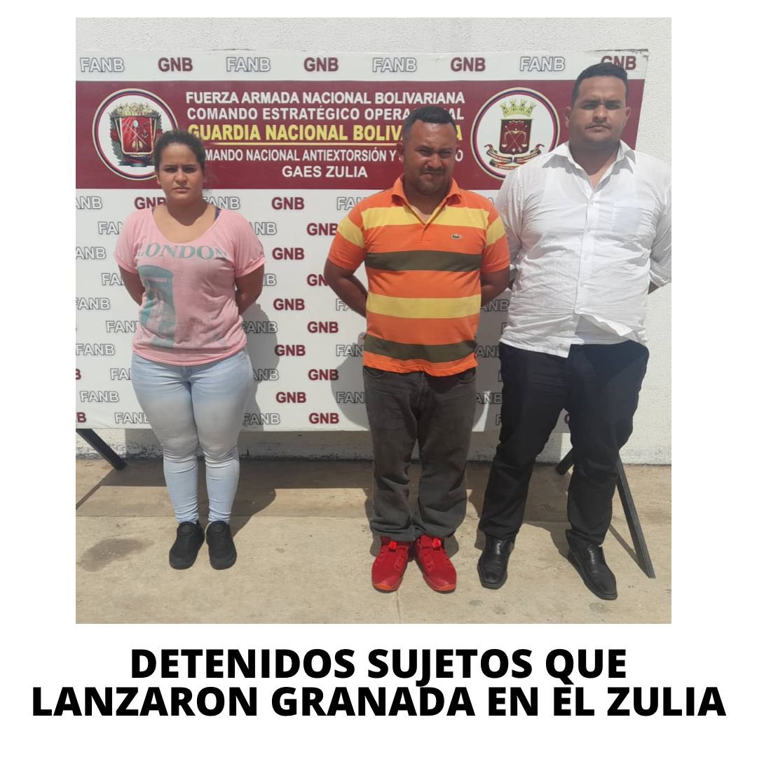 TarekWiliamSaab's tweet photo. #AHORA Ministerio Público @MinpublicoVEN #IMPUTA a los delincuentes q lanzaron una #granada en un local comercial del #Zulia: 
JOSÉ RIOS, CRISMAR  RIVAS, ENDER PAZ (integrantes del GEDO El Caracas): por los delitos de  TERRORISMO, EXTORSIÓN Y ASOCIACIÓN PARA DELINQUIR. #JUSTICIA https://t.co/XTDrvHqT0U
