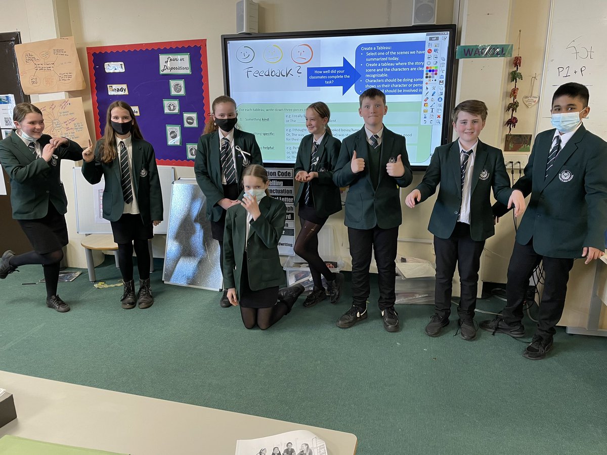 Here’s a challenge, can you name the scene from A Midsummer Night’s Dream recreated as a tableau? Clue: they’re all fairies and one is flying off stage right in search of a love potion. @SLHSLangComm <a href="/StLukesHigh/">St Luke’s High School</a> <a href="/judypitt3/">Judy Pitt</a> Kind, specific and helpful feedback welcome.