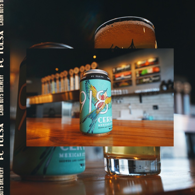 FCTulsa's tweet photo. 𝘞𝘌 𝘾𝘼𝙉 𝘏𝘈𝘙𝘋𝘓𝘠 𝘞𝘈𝘐𝘛 🥫

Our 918 Cerveza Can Release Party is 𝙩𝙤𝙣𝙞𝙜𝙝𝙩 at #CabinBoysBrewery Taproom! 🍻

Find cans of 918 Cerveza in stores now throughout Tulsa. 🤩

#ForTulsa | #CraftedForCommunity