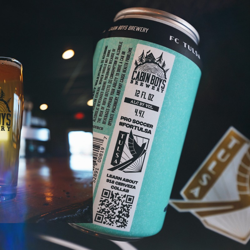 FCTulsa's tweet photo. 𝘞𝘌 𝘾𝘼𝙉 𝘏𝘈𝘙𝘋𝘓𝘠 𝘞𝘈𝘐𝘛 🥫

Our 918 Cerveza Can Release Party is 𝙩𝙤𝙣𝙞𝙜𝙝𝙩 at #CabinBoysBrewery Taproom! 🍻

Find cans of 918 Cerveza in stores now throughout Tulsa. 🤩

#ForTulsa | #CraftedForCommunity