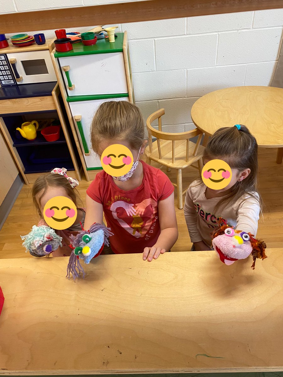 We made some pretty epic sock puppets over the past couple of days!